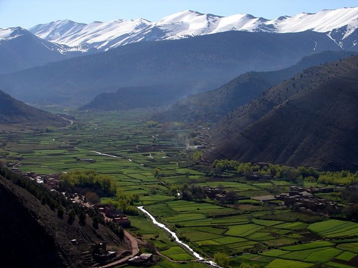 El valle feliz y el circo de Oued ahansal